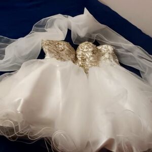 Silver Gem Prom Dress